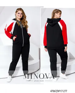 Костюм 17-277-красный-черный Minova