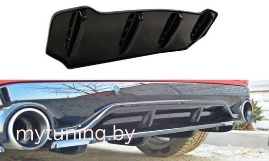 Накладка на бампер задний для PEUGEOT 308 II GTI 15-...