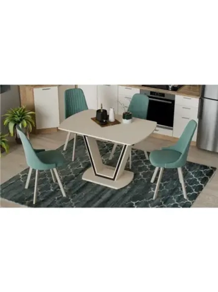 Стол кухонный обеденный раздвижной 120х80х77 см