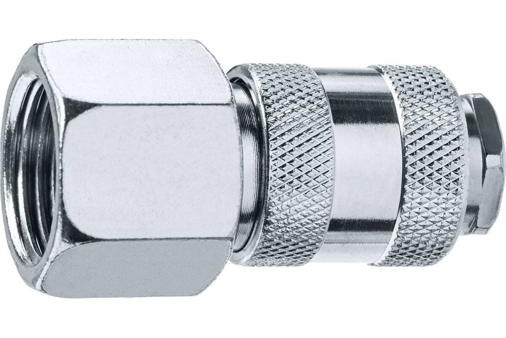 Переходник ЗУБР Профессионал 1/2"F - рапид муфта 64910-1/2