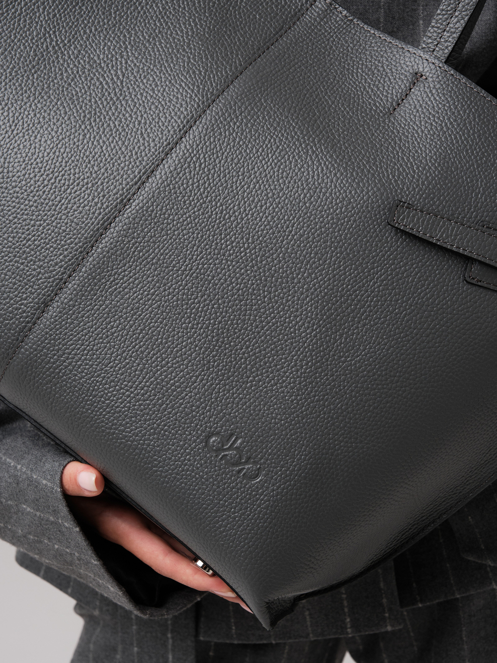 Женская кожаная сумка DBR 31170 мышиный