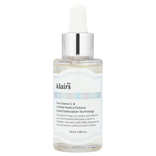 Dear, Klairs, Freshly Juiced Vitamin Drop, витаминная сыворотка, 35 мл (1,18 жидк. унции)