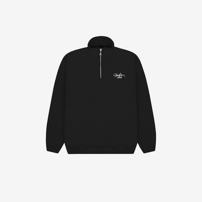Cвитшот UNIFORM Half-zip Club черный