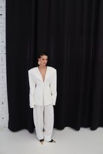 Брюки с высокой талией свободного кроя