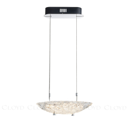 Подвесной светильник Cloyd GREES P1 / шир. 30 см - up - хром (арт.11567)