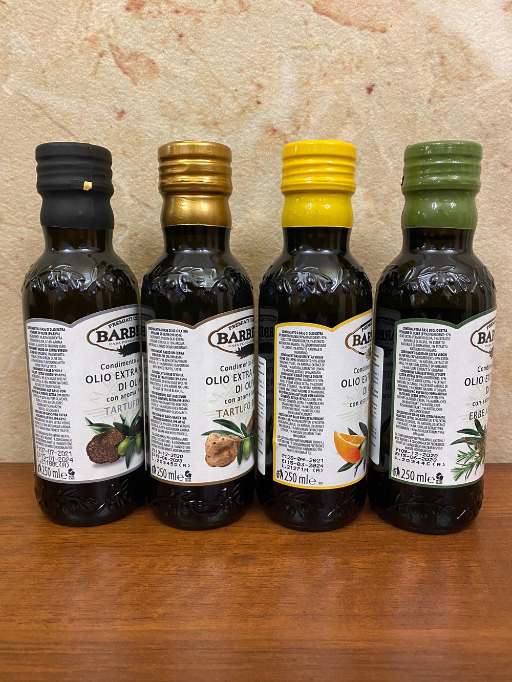 Масло оливковое BARBERA ТРЮФЕЛЬ БЕЛЫЙ Extra Virgin 250 мл Италия