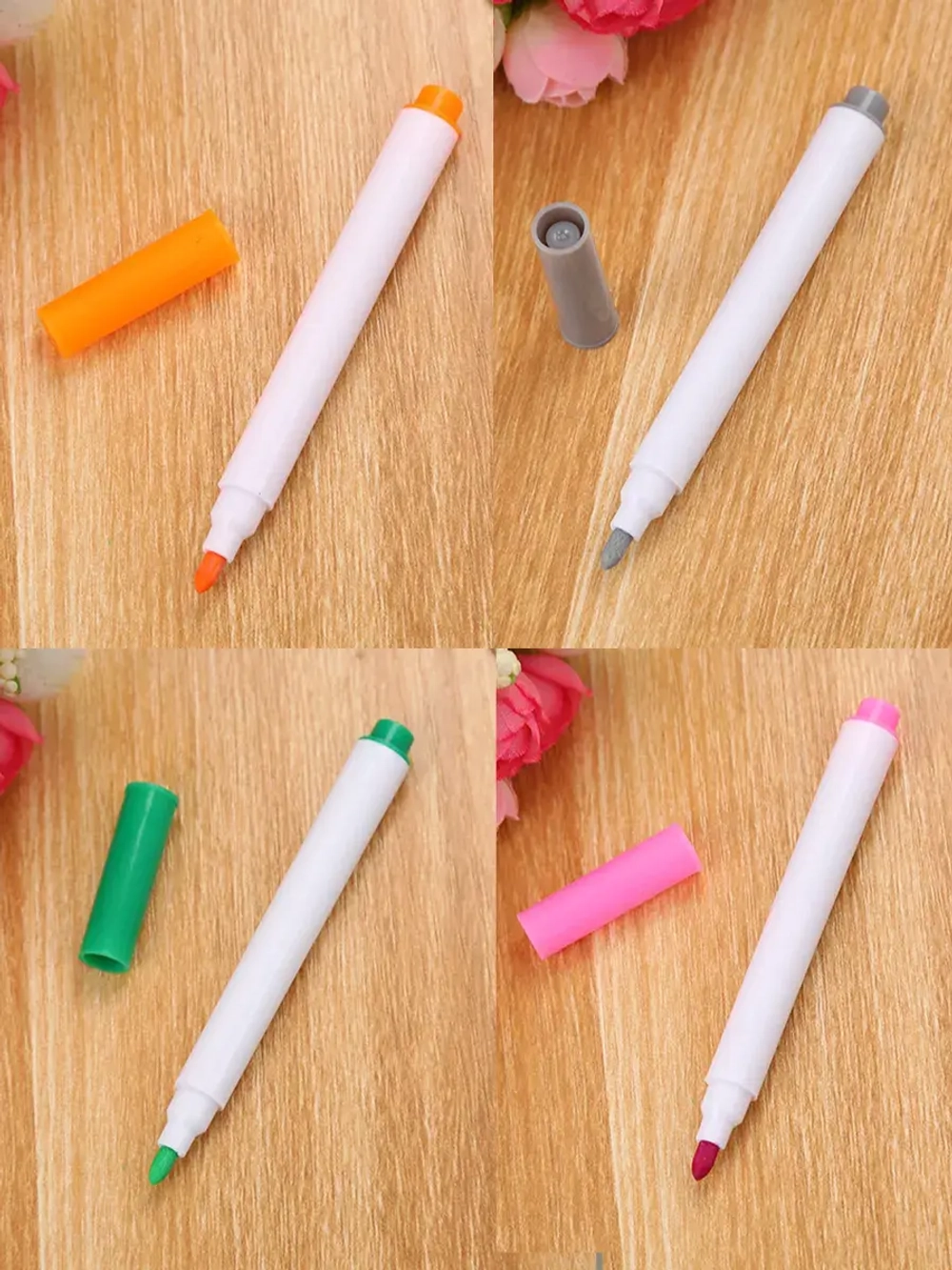 Маркеры цветные стираемые меловые набор