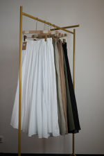 юбка длины макси, на резинке с подкладом