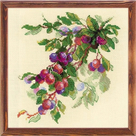 "Ветка сливы"-1616 вышивка