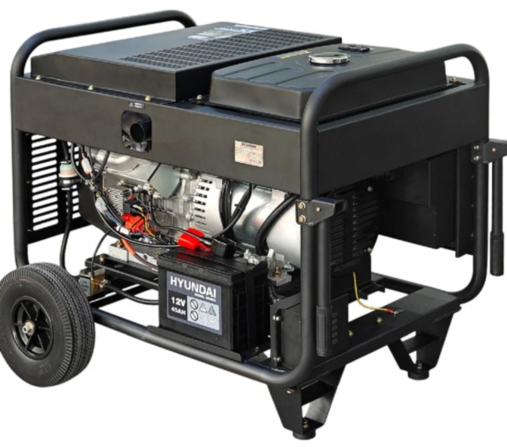 Электростанция дизельная с воздушным охлаждением HYUNDAI DHY 16000LE открытая