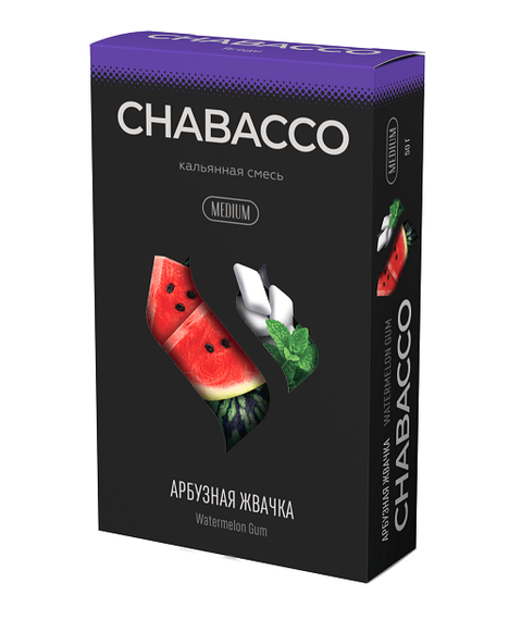 Chabacco Medium - watermelon gum (50г)