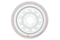 Диск усиленный УАЗ стальной белый 5x139,7 8xR16 d110 ET-3
