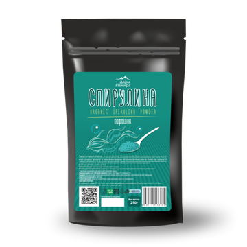 Спирулина органик, ПОРОШОК, ДарыПамира, 250г.