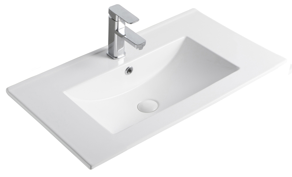 Раковина Gid NYJ803-60 71109 встраиваемая сверху белая 61x40x17