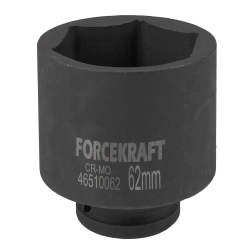 Головка ударная глубокая 3/4'', 62мм (6гр.) FORCEKRAFT FK-46510062