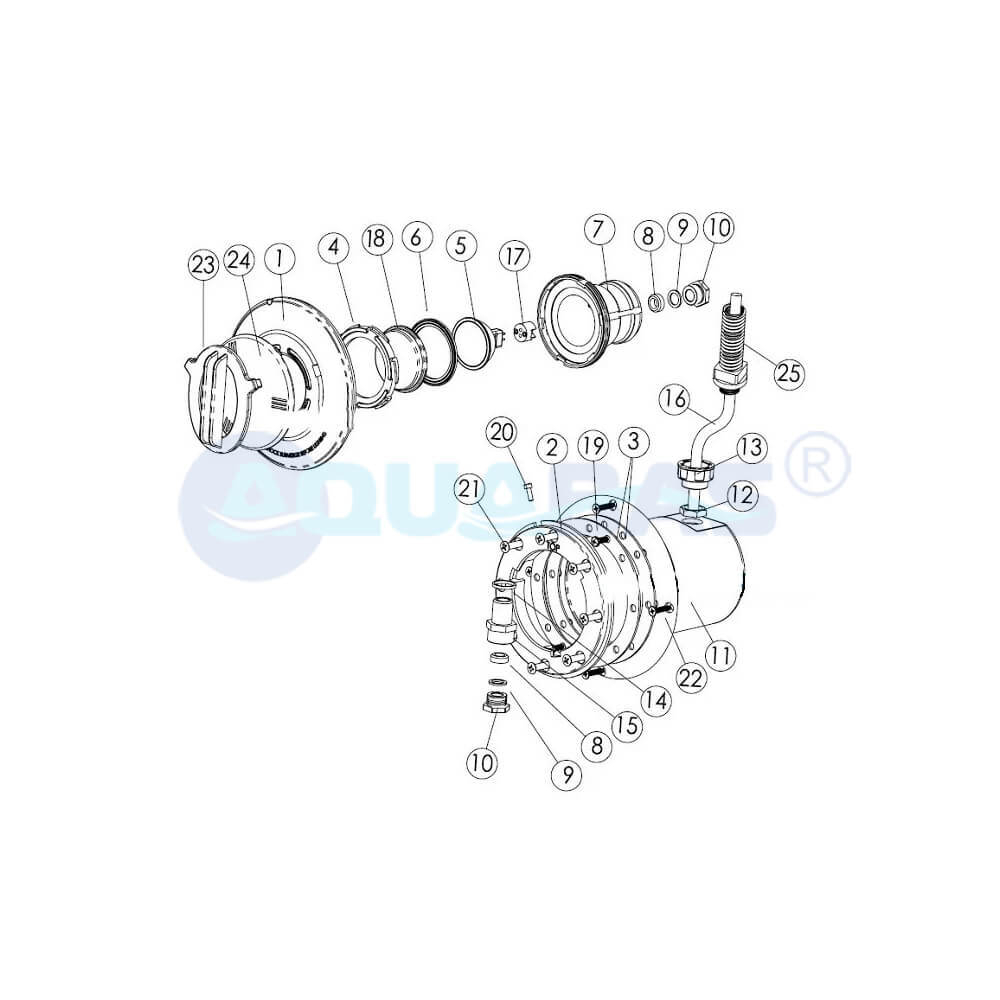Резиновое уплотнение самоклеящееся прожектора IML B-042-L (B-042-L3)