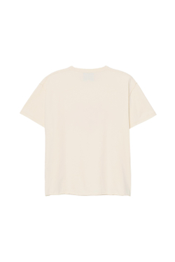 ZARA X BENITO ANTONIO ФУТБОЛКА С ЭФФЕКТОМ ПОТЕРТОСТЕЙ, КРЕМОВЫЙ