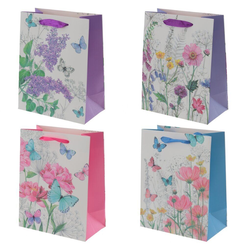 GAEM Пакет подарочный S (бумага 210г/м2, блок микс 12шт), L18 W10 H23 см, 4в.