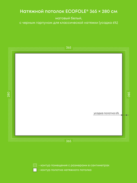Натяжные потолки 10.2 м2, 7 м2, 3 м2