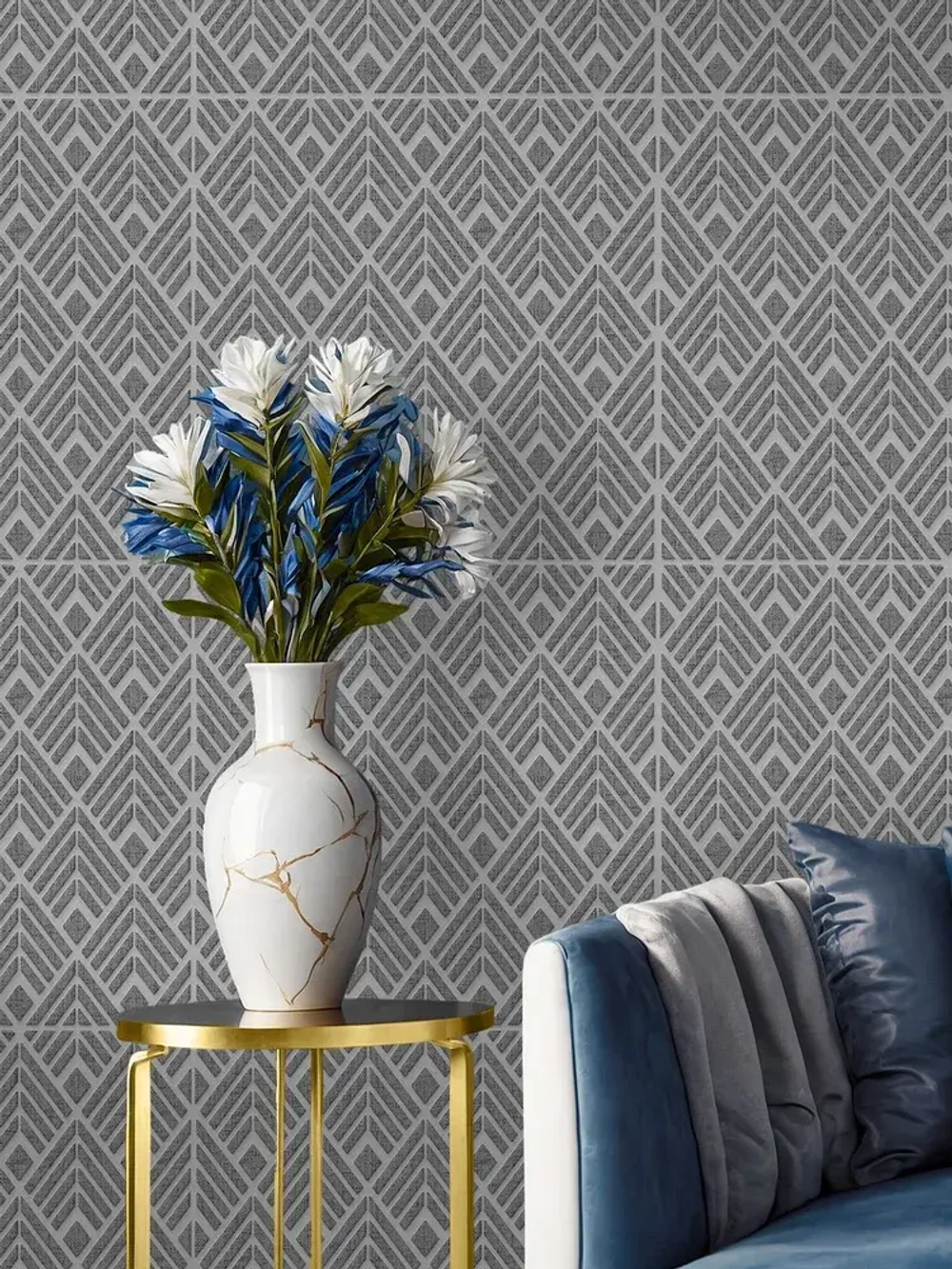 Декоративная стеновая панель ПВХ Ландо 482х482 мм