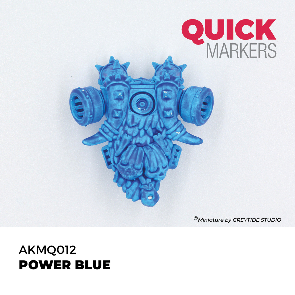 Акриловый маркер AK Interactive Quick Marker Power Blue