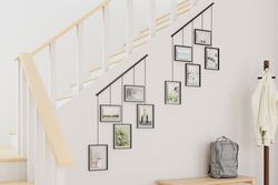 Панно для фотографий Exhibit, черное, 5 эл.