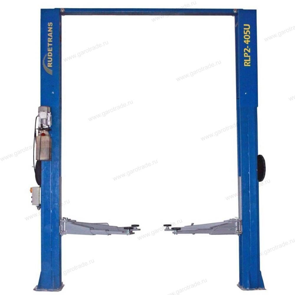 Двухстоечный автомобильный подъемник для автосервиса грузоподъемность 4 Т RLP2-405U