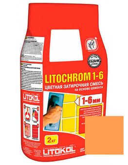 Затирка Litochrom 1-6 C.700 (оранжевый) 2 кг