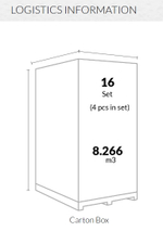 Комплект пластиковой мебели Siesta Contract Pacific Lounge, черный