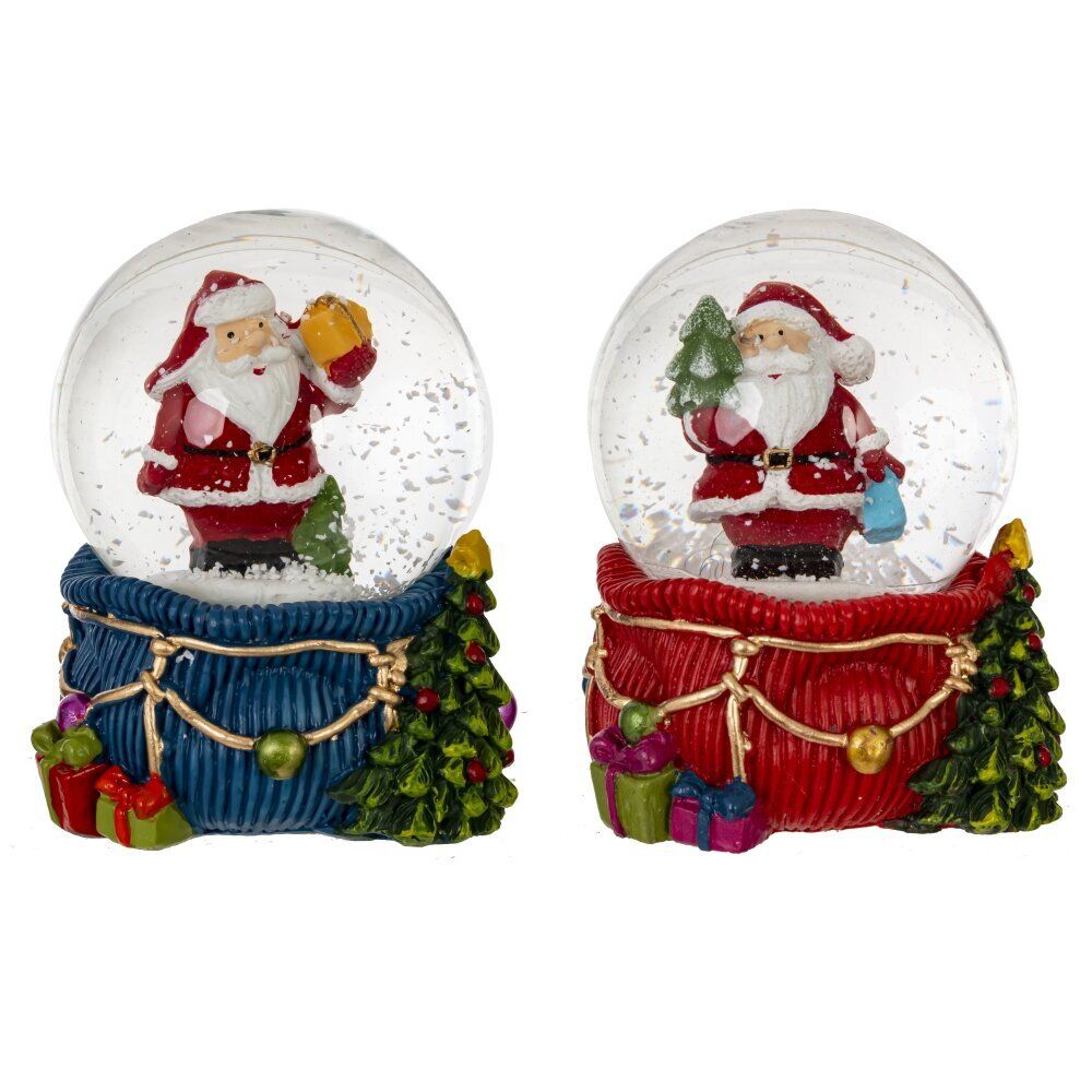 GAEM Фигурка декоративная "Дед Мороз" в стекл шаре, L5 W5,5 H6 см, 2в.
