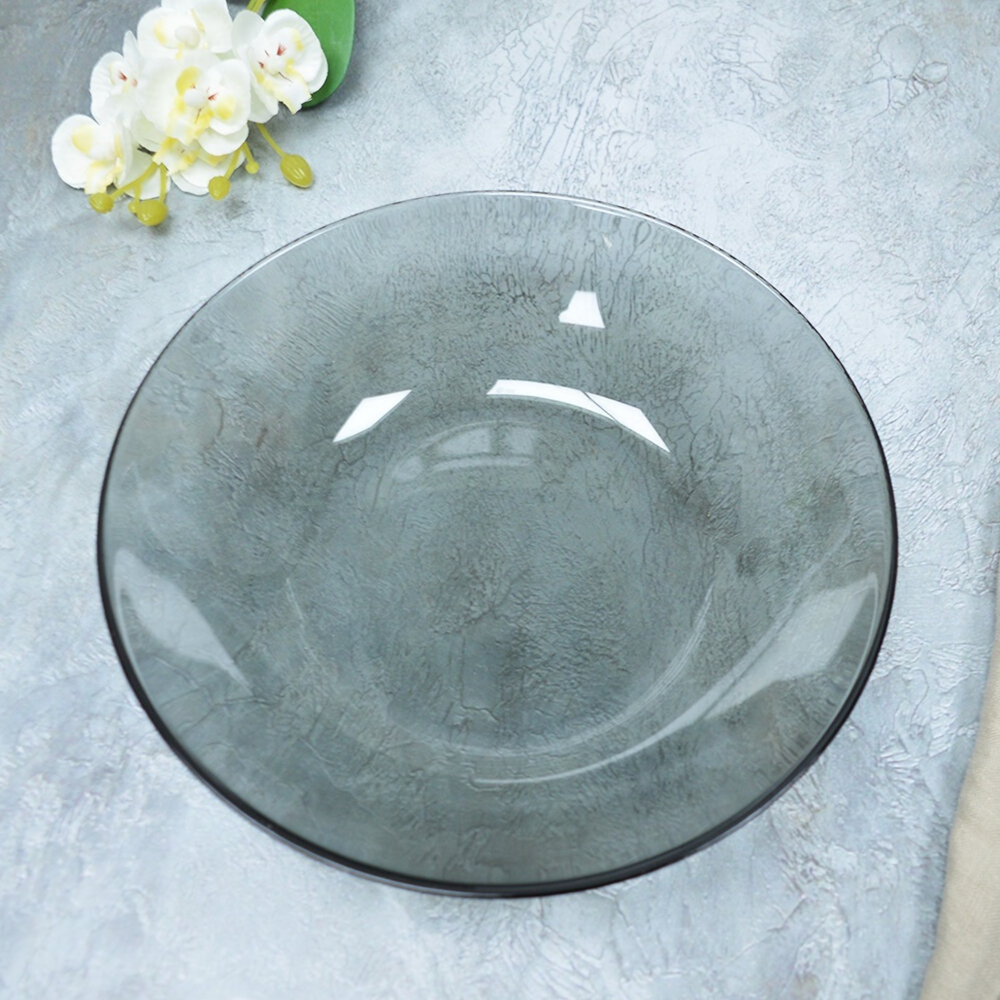 Тарелка суповая 20,8см "Симпатия" графит