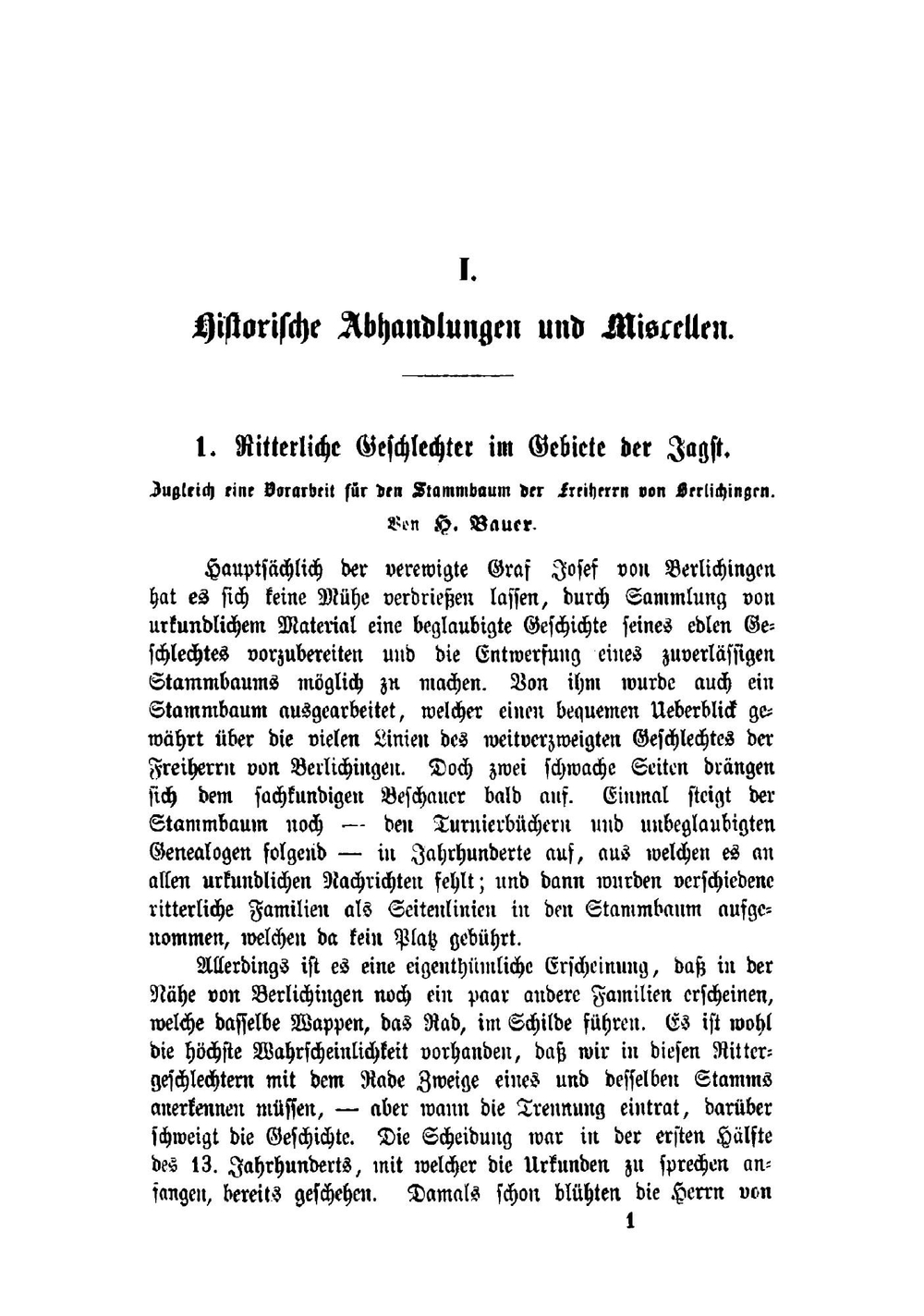 Zeitschrift | Wirtembergisch Franken