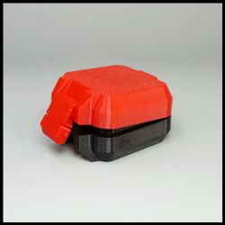 Бокс для хранения бусин , красный верх