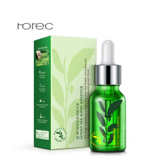 Увлажняющая, антиоксидантная сыворотка с экстрактом зеленого чая Rorec Green tea water essence   15 мл.