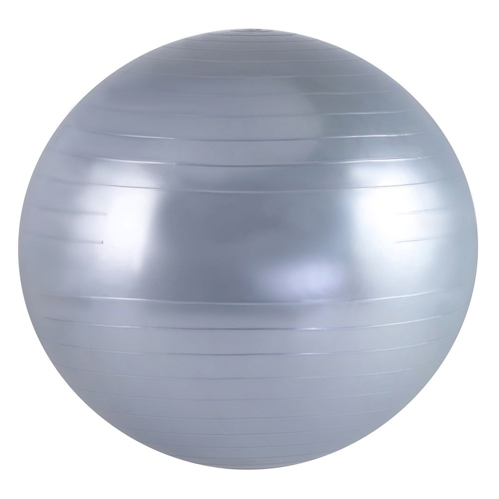 0210546/Мяч гимнастический, 65 см, 800г, серебристый