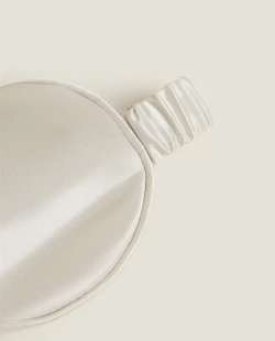 ZARA HOME МАСКА ДЛЯ СНА, ЖЕЛТОВАТО-БЕЛЫЙ