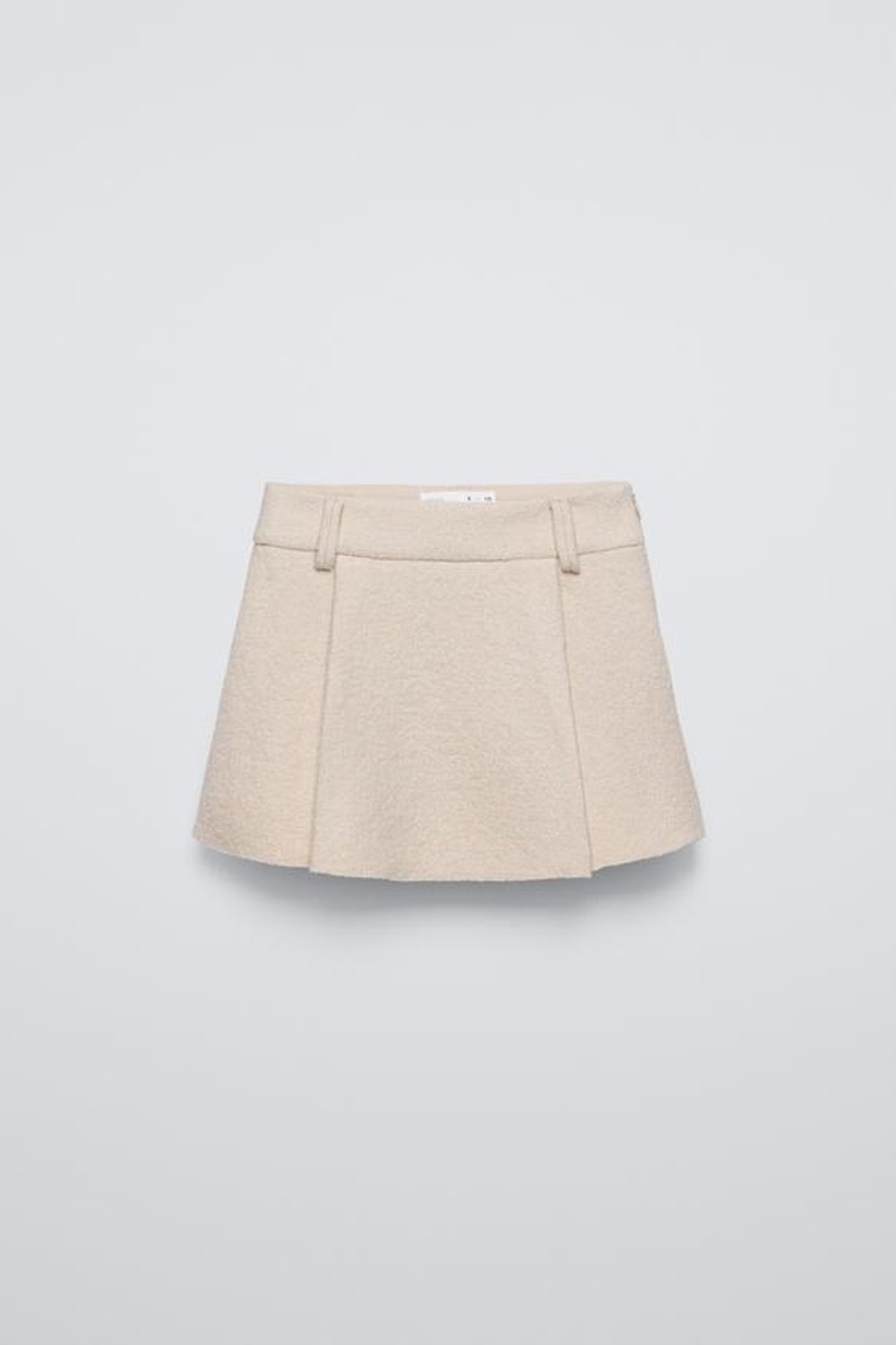 ZARA ЮБКА БУКЛЕ, ЭКРЮ