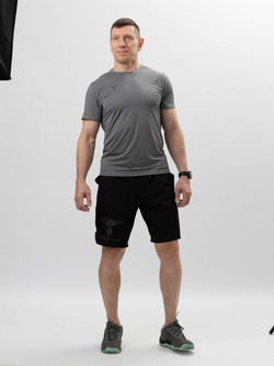 Футболка спортивная TOTEMIC CLO серая