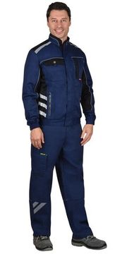 Куртка "Сириус-Фотон-Форсаж" (синий/черный)