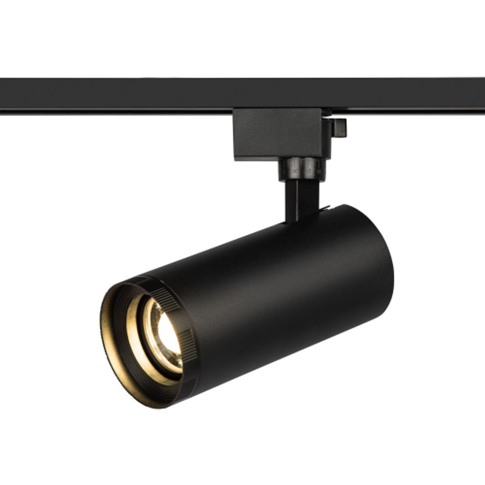 Трековый светильник однофазный ЭРА TR59-3030 BK светодиодный 30Вт 3000К черный | Однофазные светильники LED