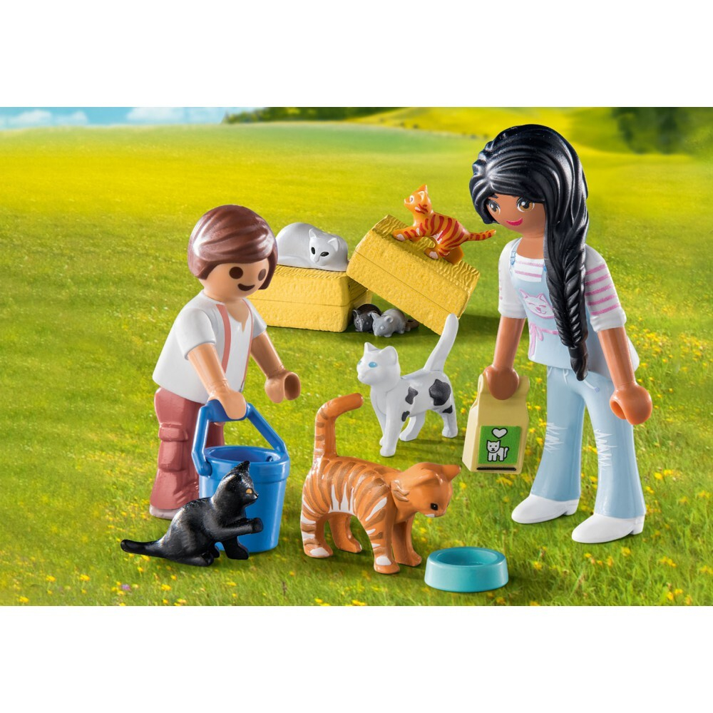 Playmobil - Семья деревенских кошек 71309 / артикул   71309  / GTIN 4008789713094