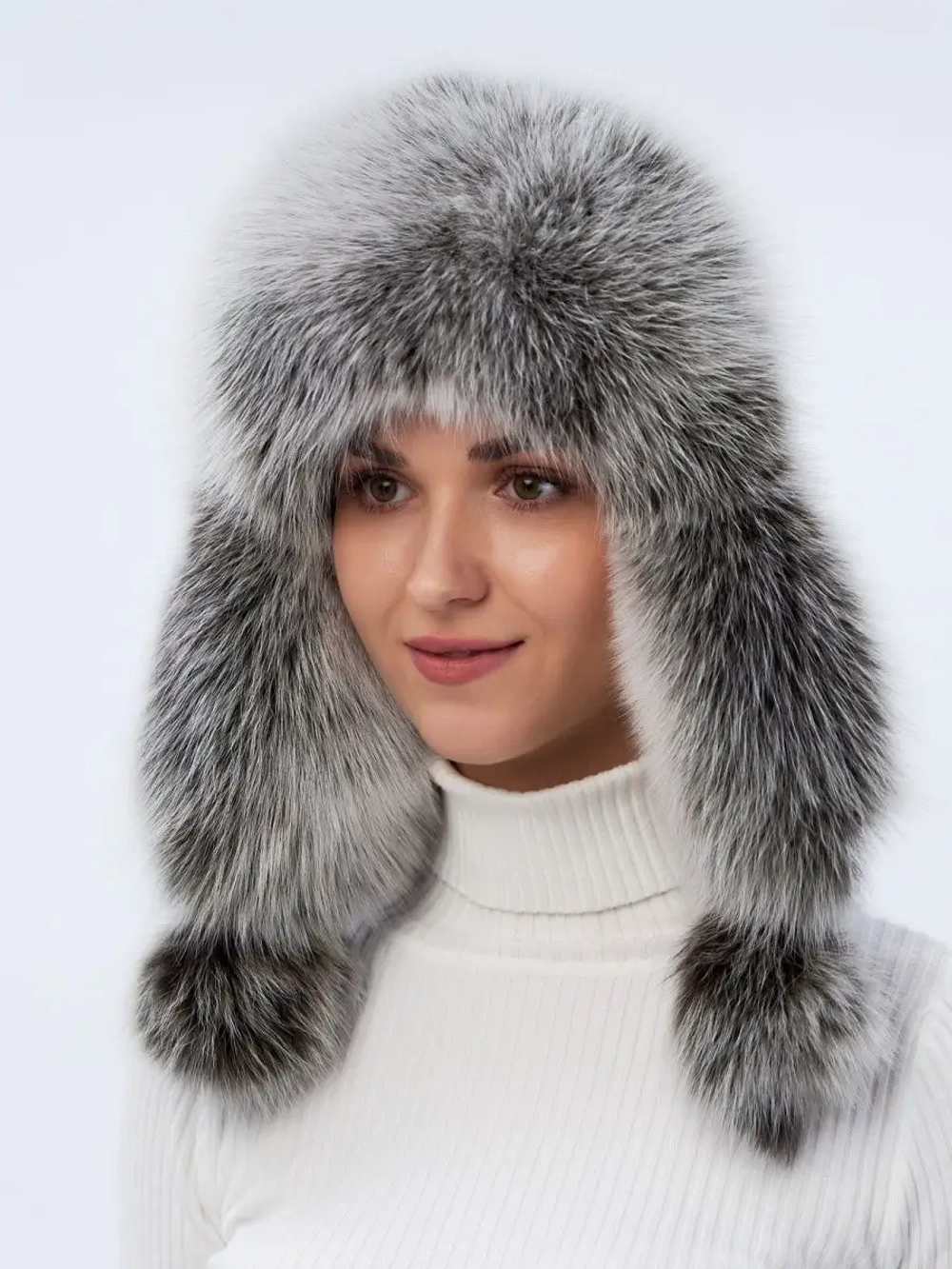 Шапка ушанка зимняя меховая