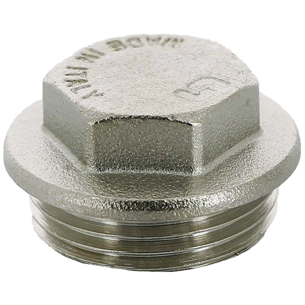 Заглушка Uni-Fitt H 1", никелированная