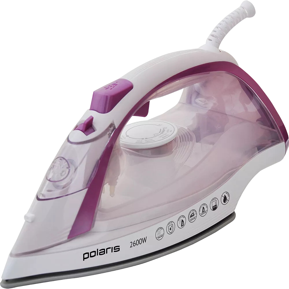 Утюг POLARIS PIR 2668AK Белый/Розовый
