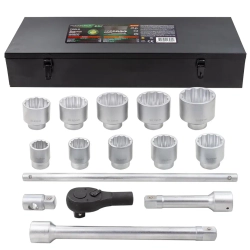 Набор инструментов 15пр. 1''(12гр.) RockFORCE RF-8141-9