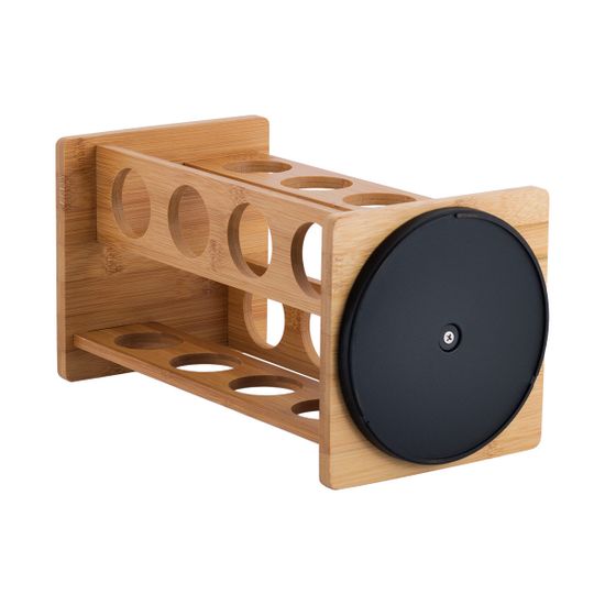 Набор ёмкостей для специй 16 шт. Kamille КМ-7042 на прямоугольной бамбуковой подставке