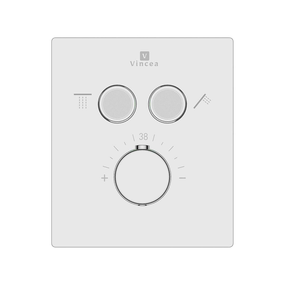 Душевой комплект Vincea Inspire VSFW-3I21MT3CH встраиваемый, термостатический, двухрежимный, хром