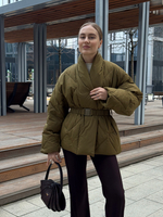 Пуховик Орли олива