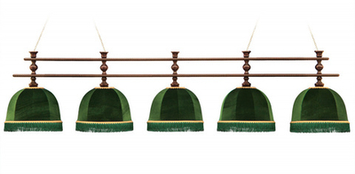 Лампа Аристократ-Люкс 5 плафонов - ясень