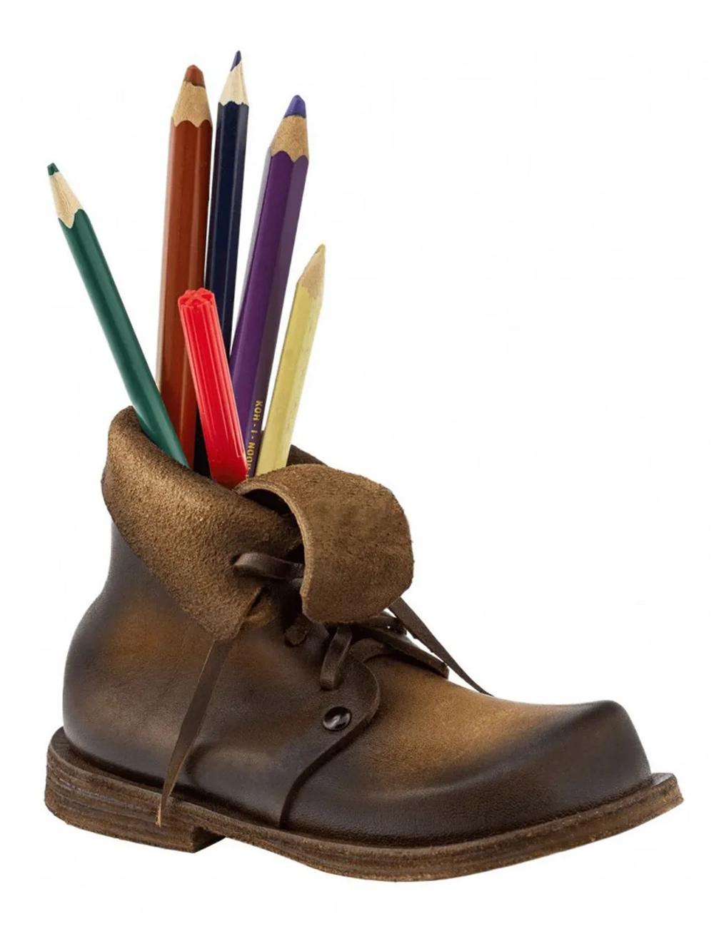 Карандашница "Кожаный ботинок"